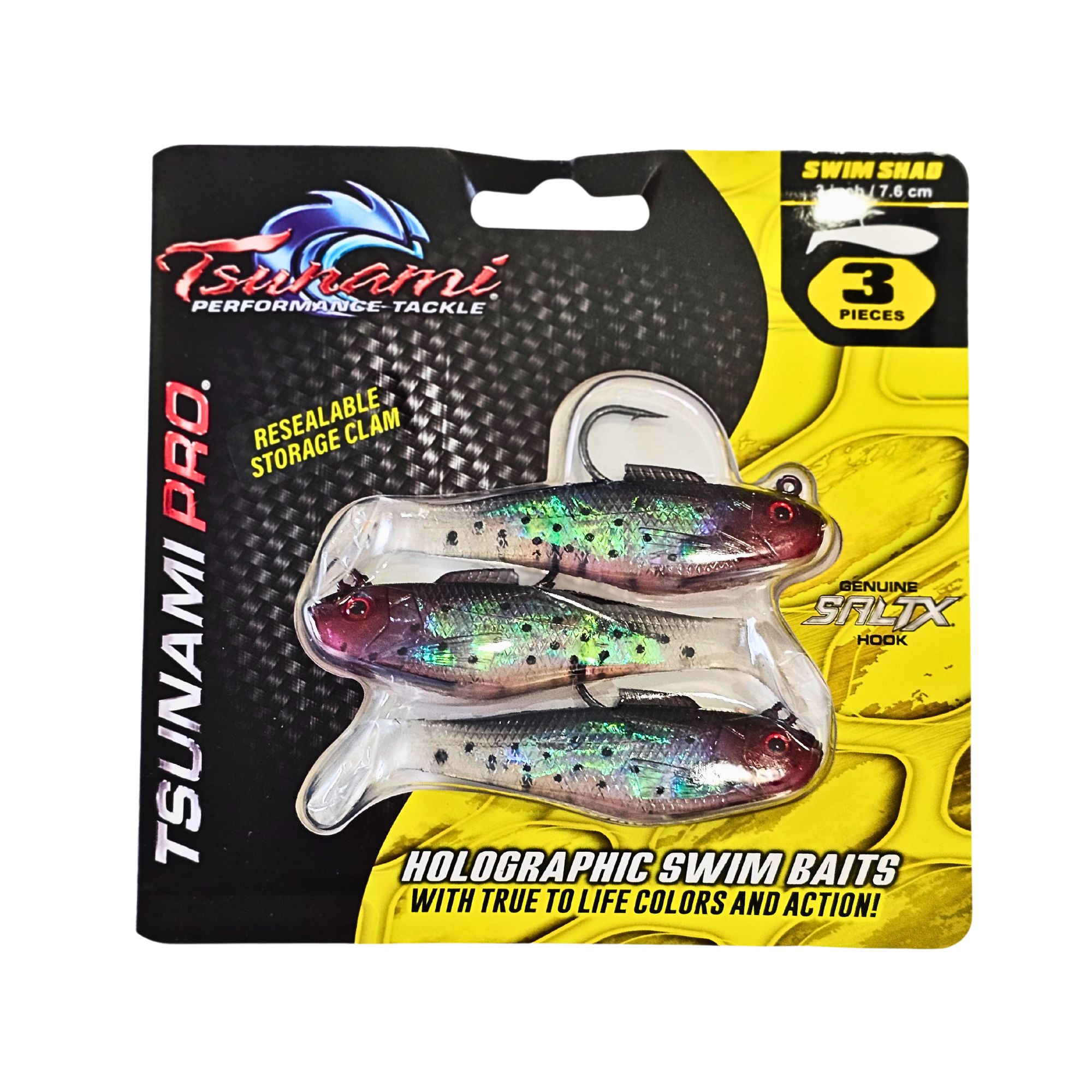 Tsunami Pro Holographic Swim Shad | Fishing Lure | Fishing Store