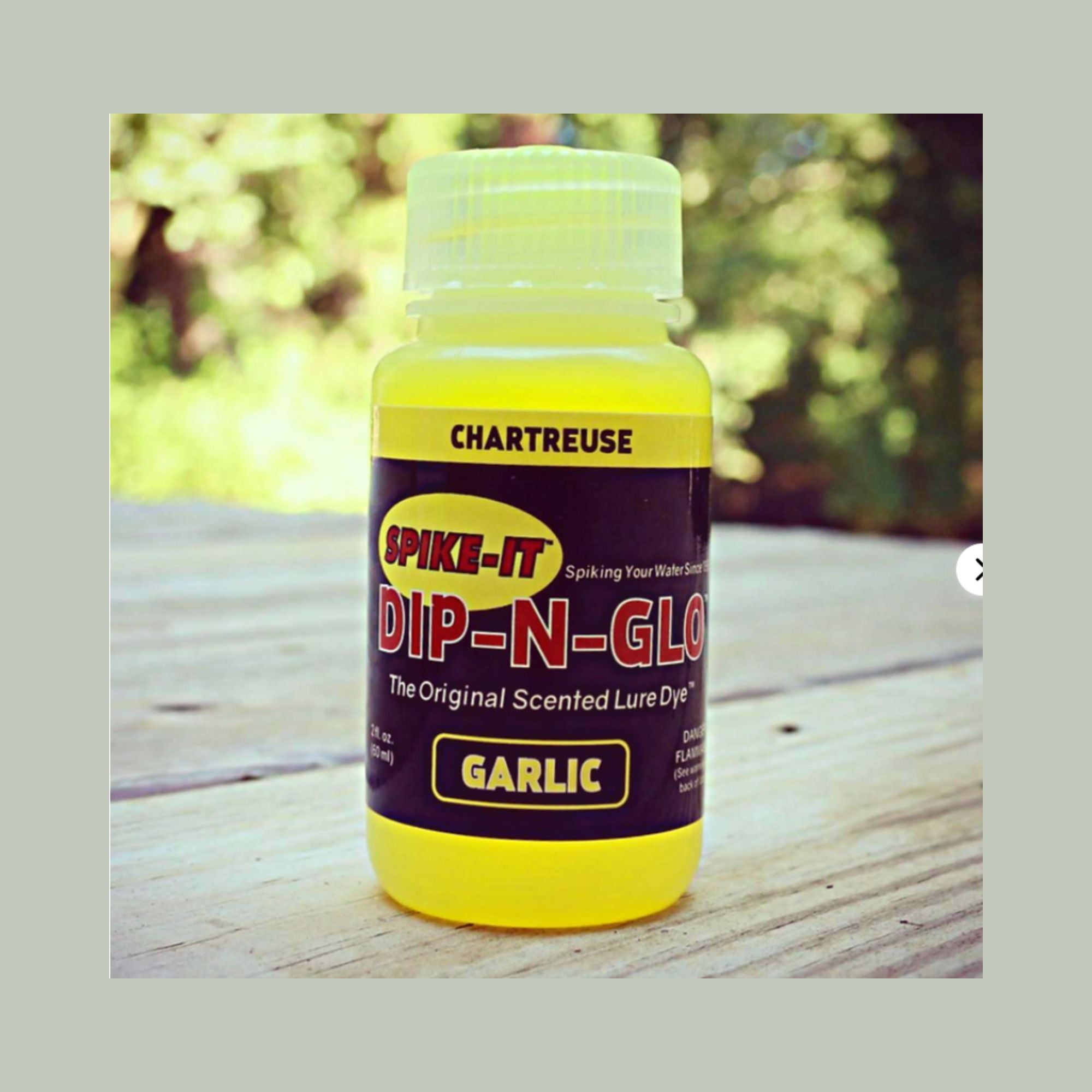Spike It Dip-N-Glo Lure Dye | Garlic Scent Fish Attractant | Store
