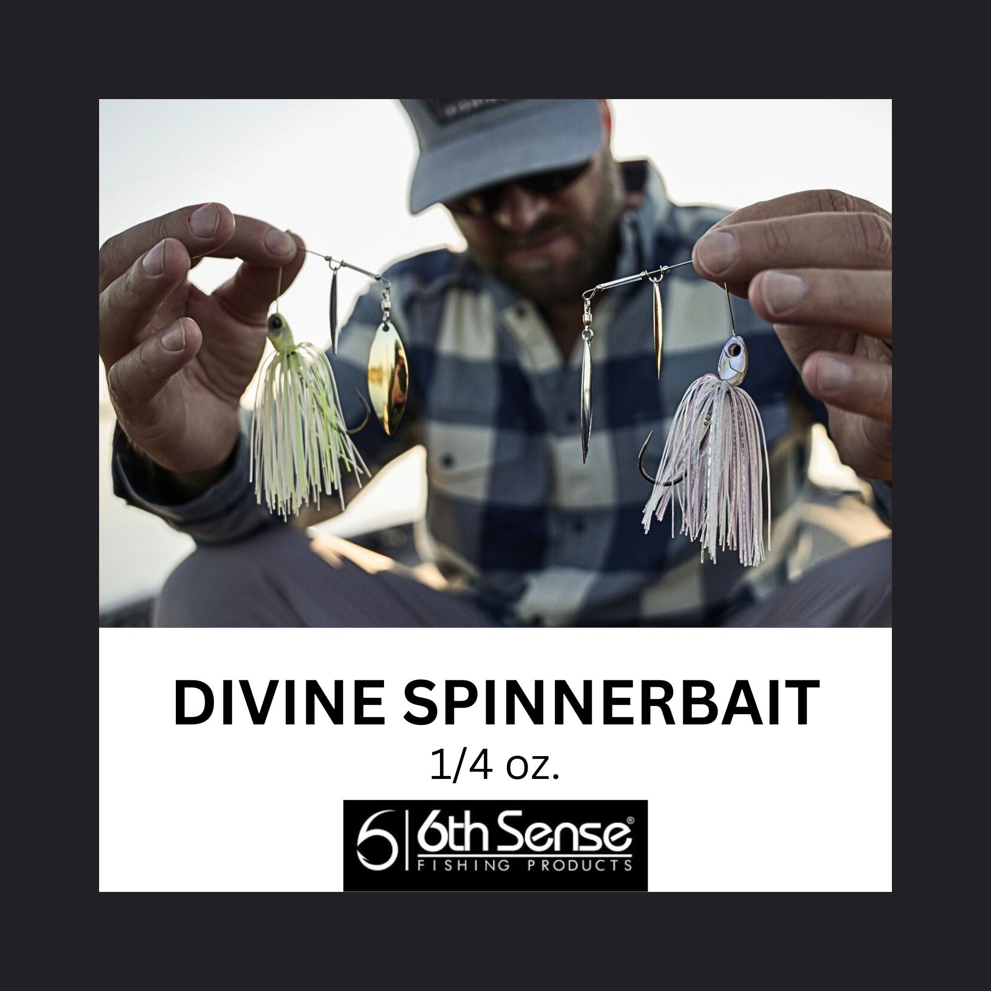 6th Sense Divine Spinnerbait 3/8 oz / Chartreuse Flash