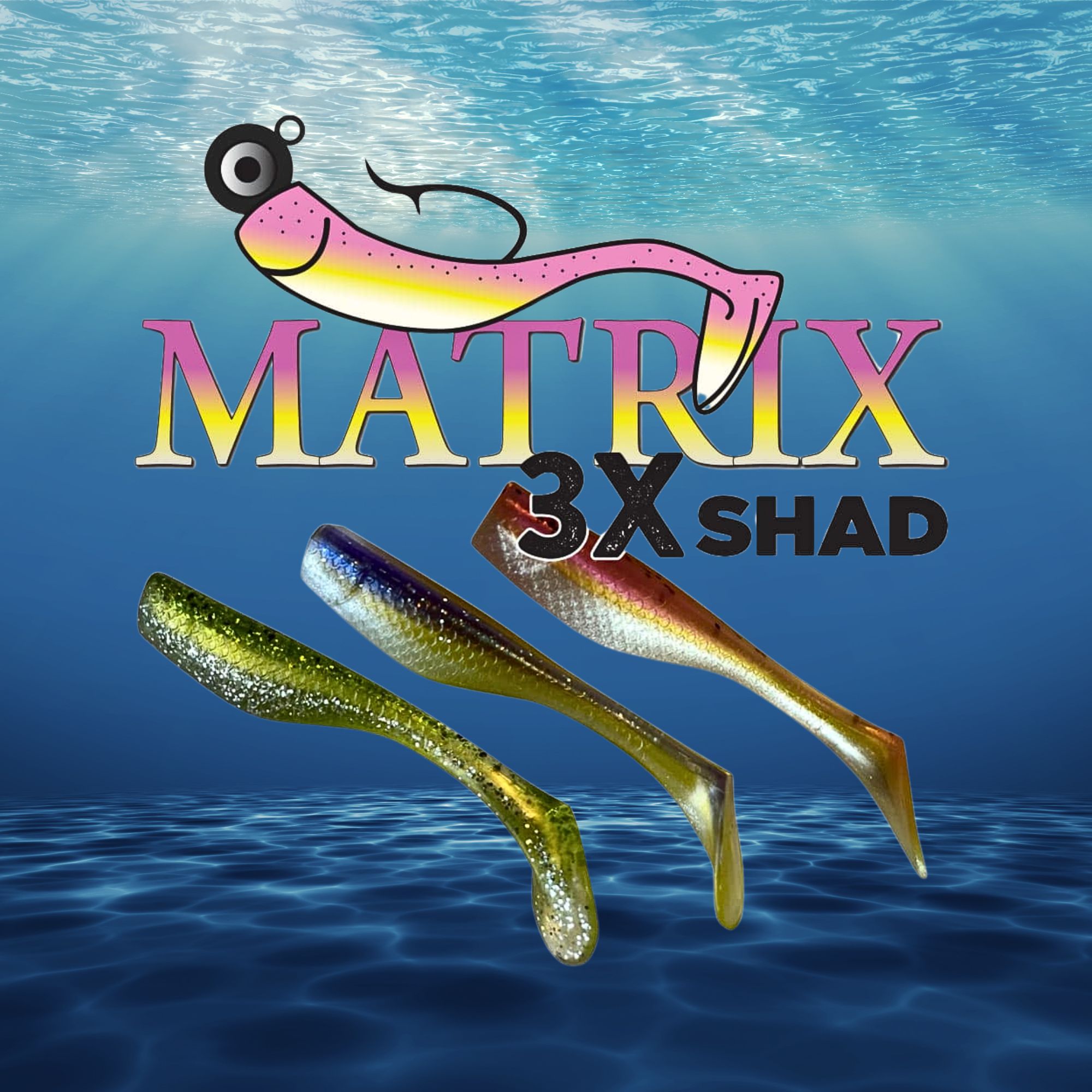 Matrix 3X Shad, Lures, Triple Laminate, Baits, Fishing Store