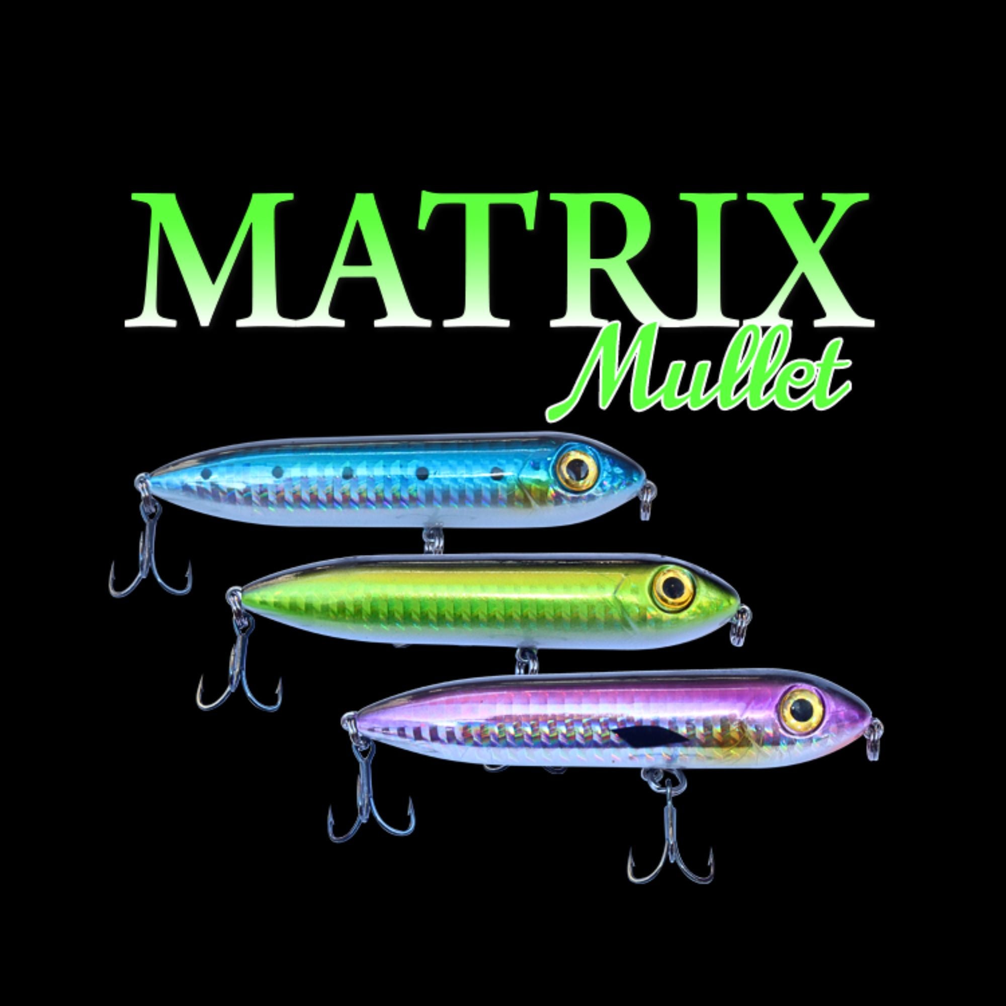 Matrix Mullet, Top Water Plug, Baits, Tackle, Fishing Store