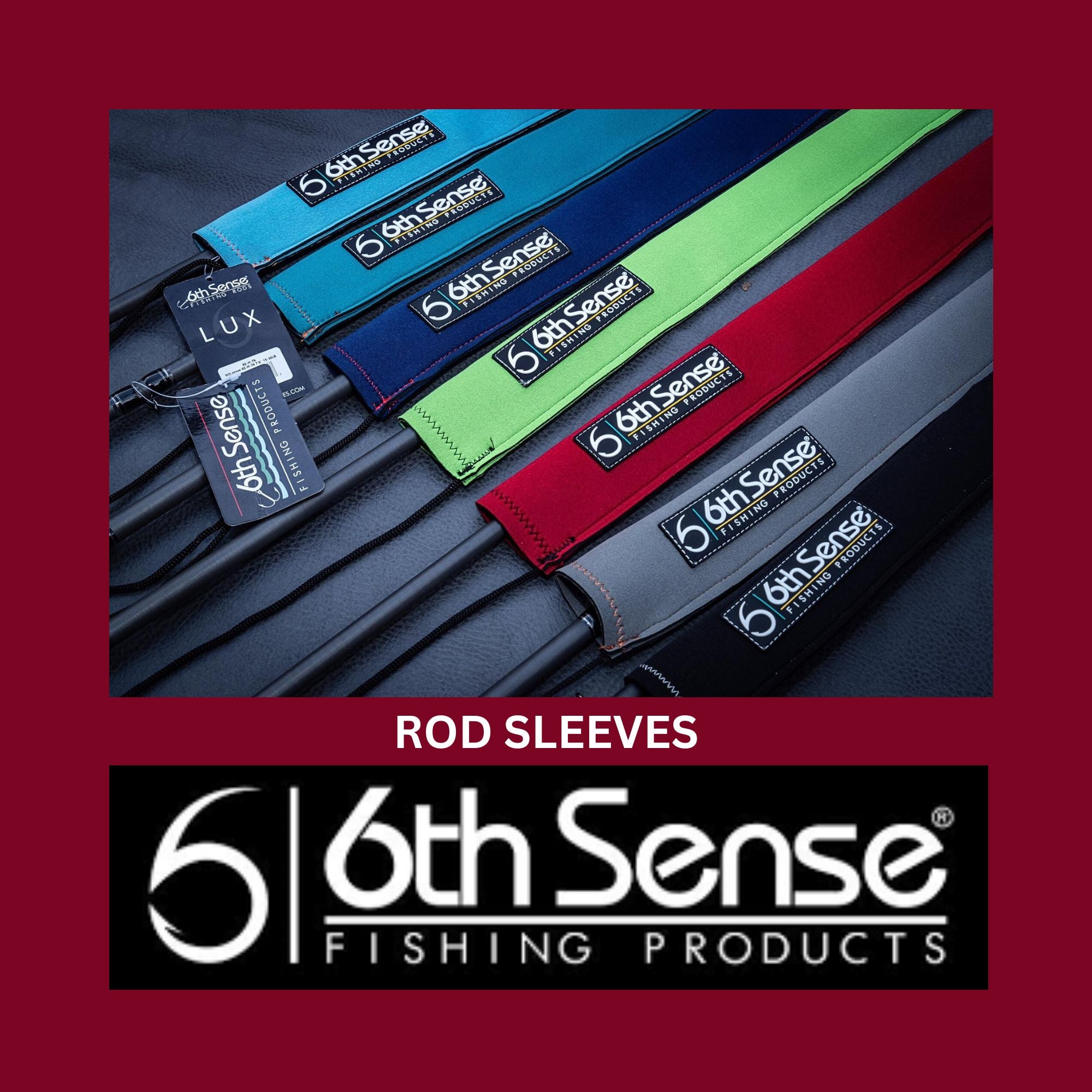 Rod Sleeves, 6th Sense, Baitcasting & Spinning Sleeves