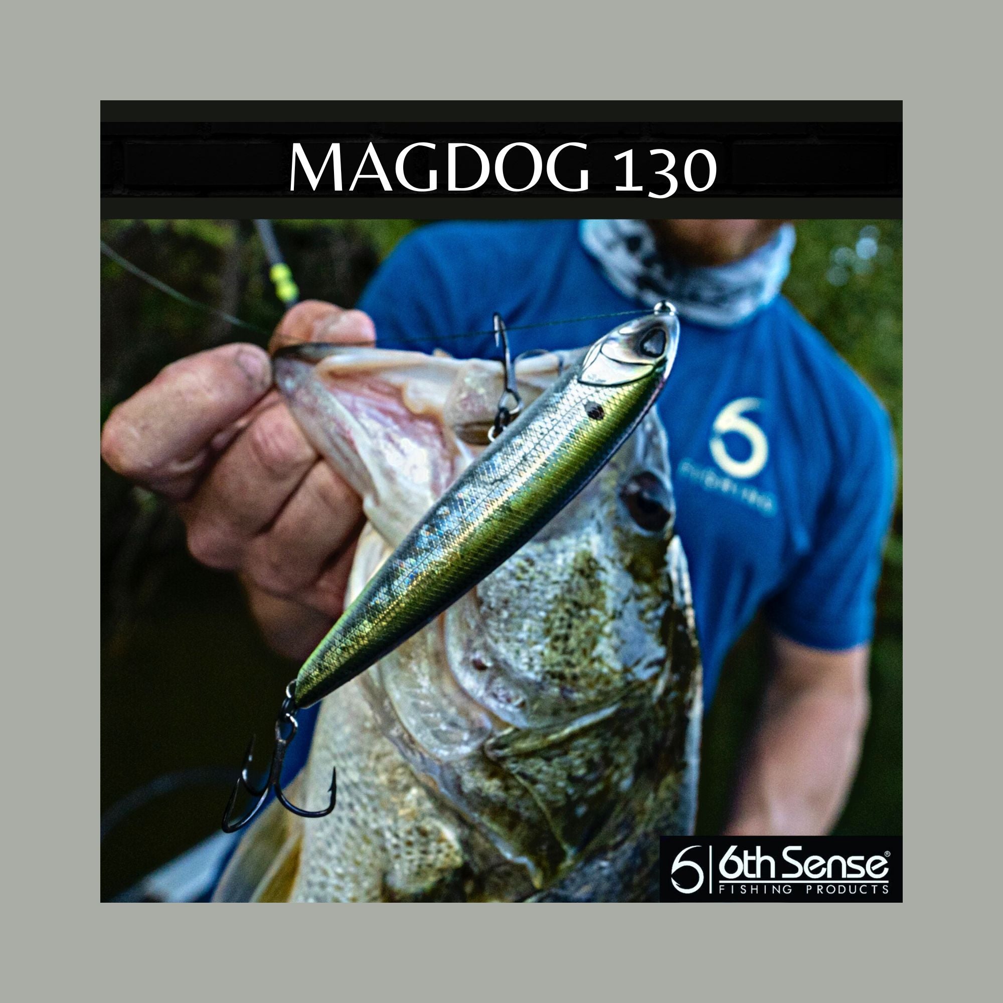 6th Sense Fishing - Topwater - MagDog 130FW - Ghost Hot Herring