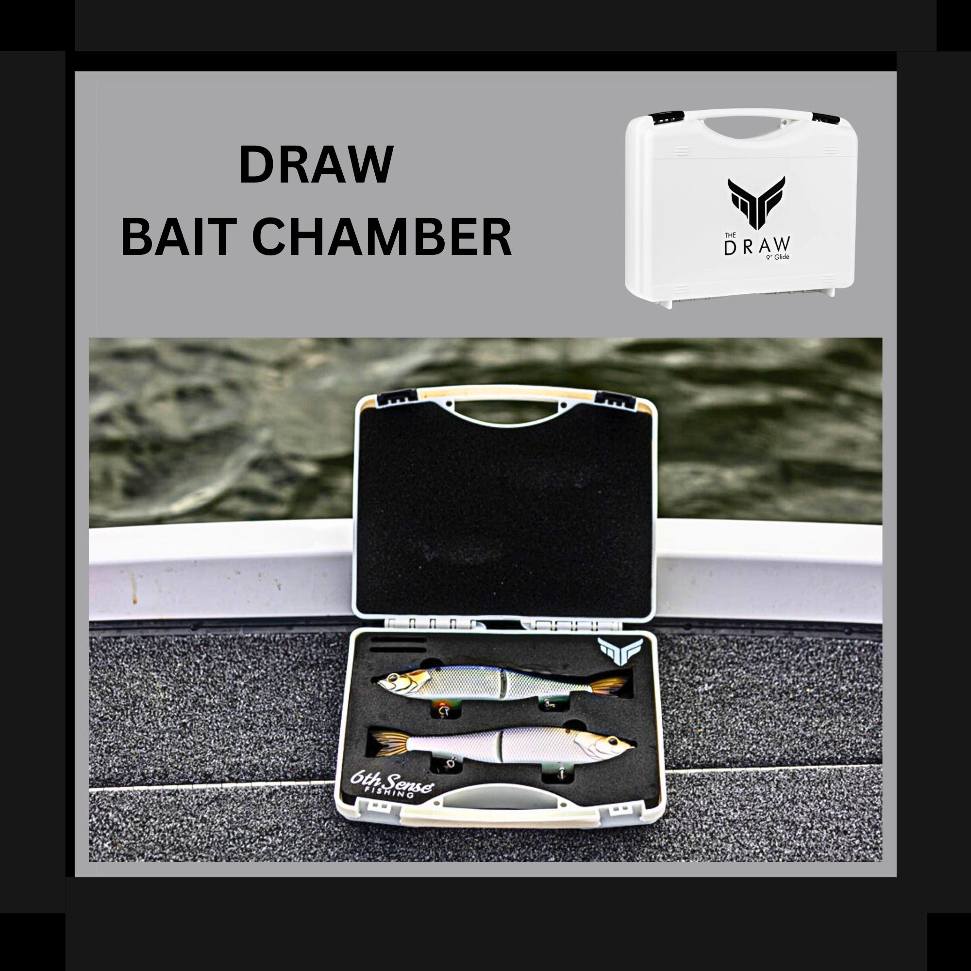 Bait Chamber, Trace, Draw, Shallow, 6th Sense Fishing, Tackle
