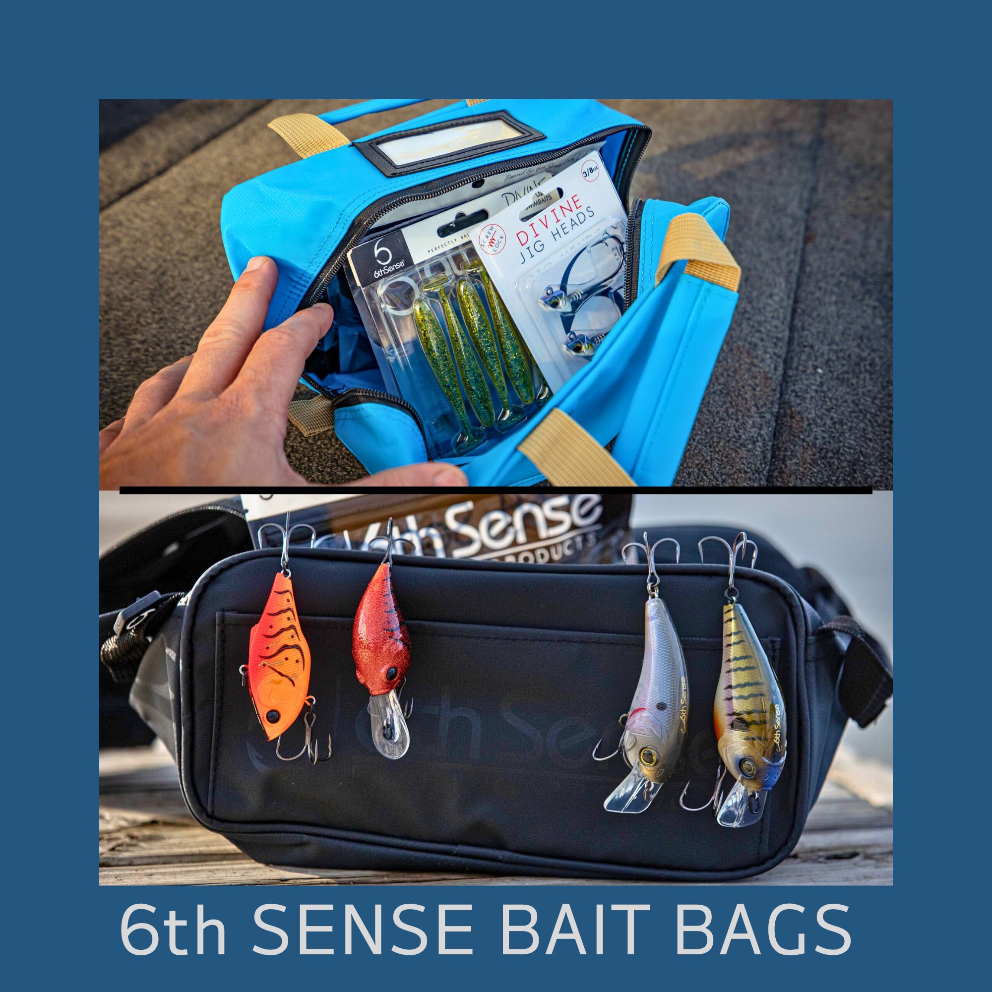 Gear - Bait Bag - Large - 6th Sense Fishing