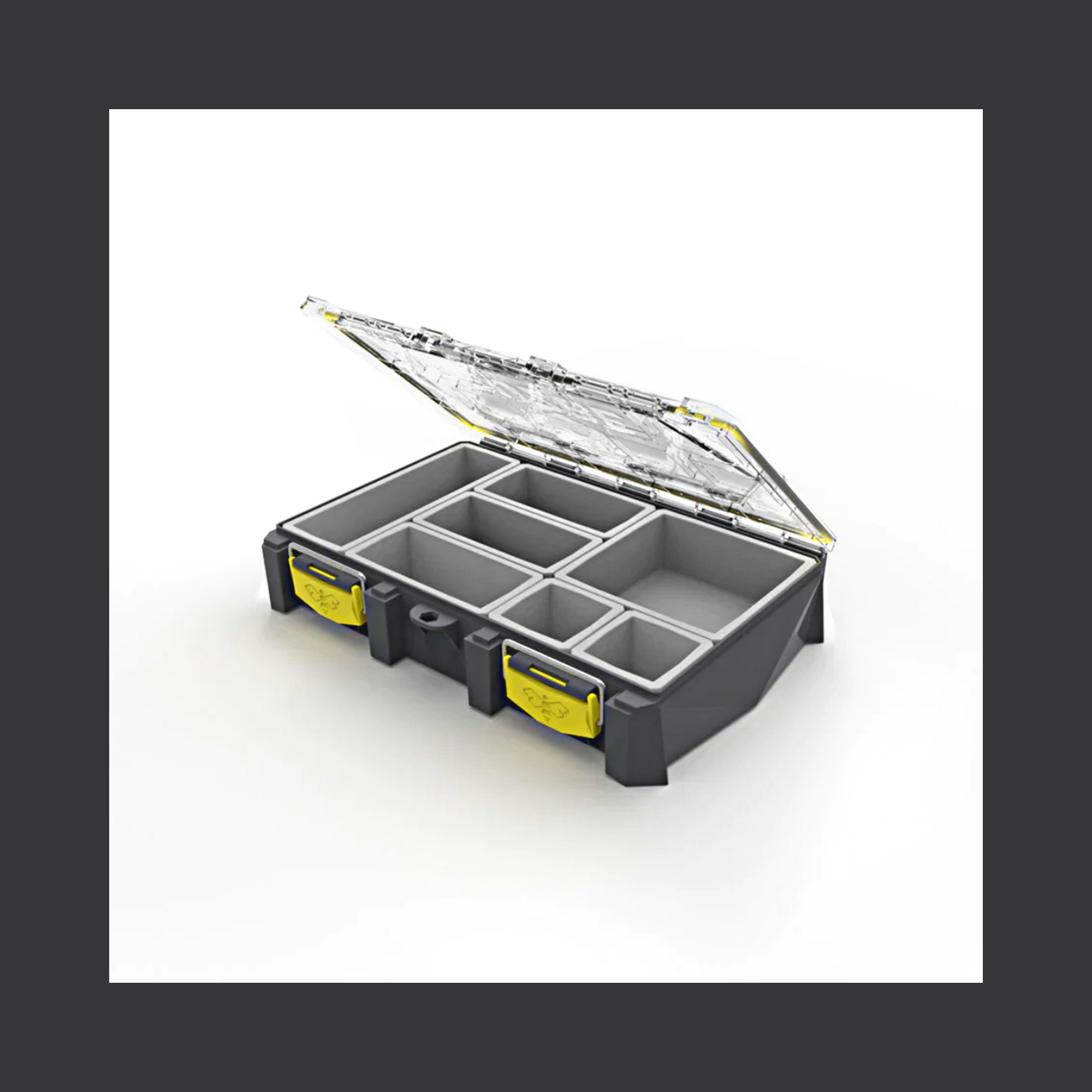 Buzbe Modular Customizable Bins 2x2, Buzbe Tackle Box Component