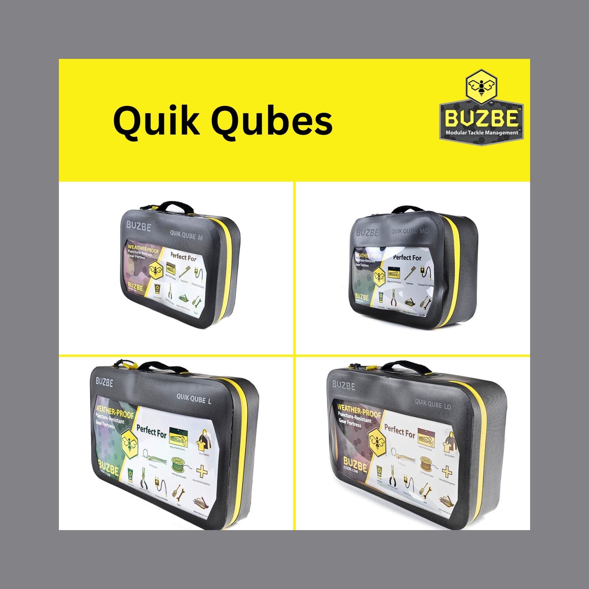 Buzbe Quik Qube, Tackle Bag, Fishing Store