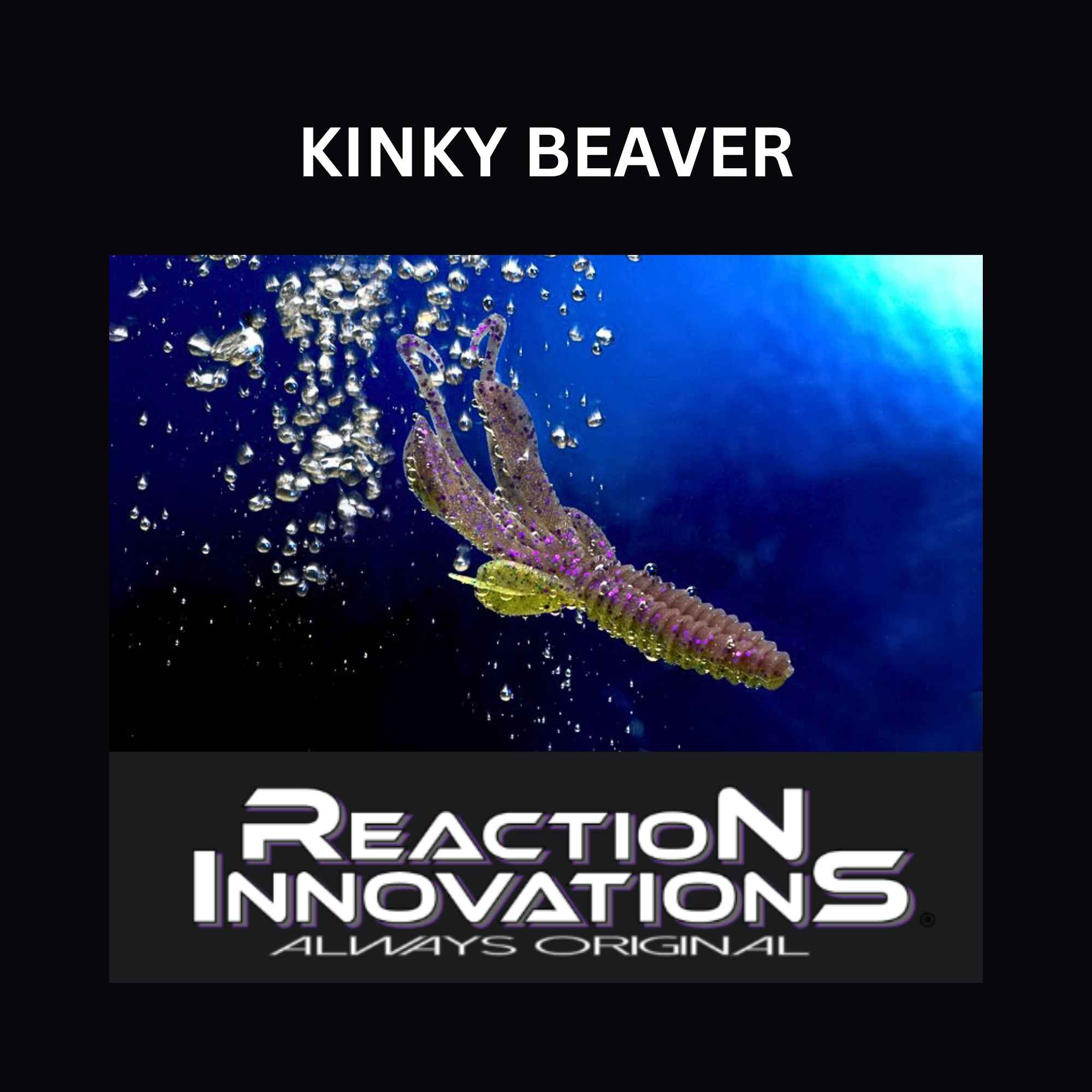 Kinky Beaver Lure, Reaction Innovations Baits, Fishing Store