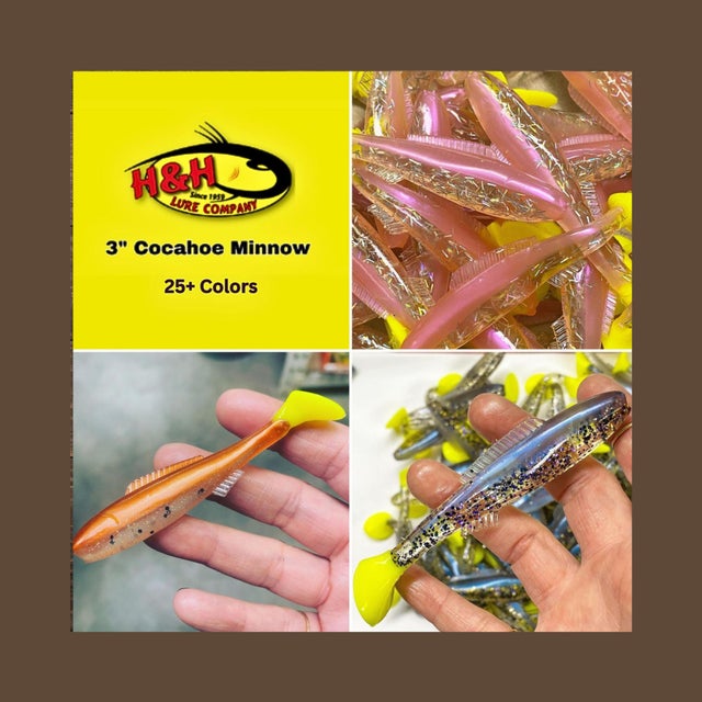 H&H Lures, Sparkle Beetles, Cocahoe Minnow, Baits, Rigs, Store