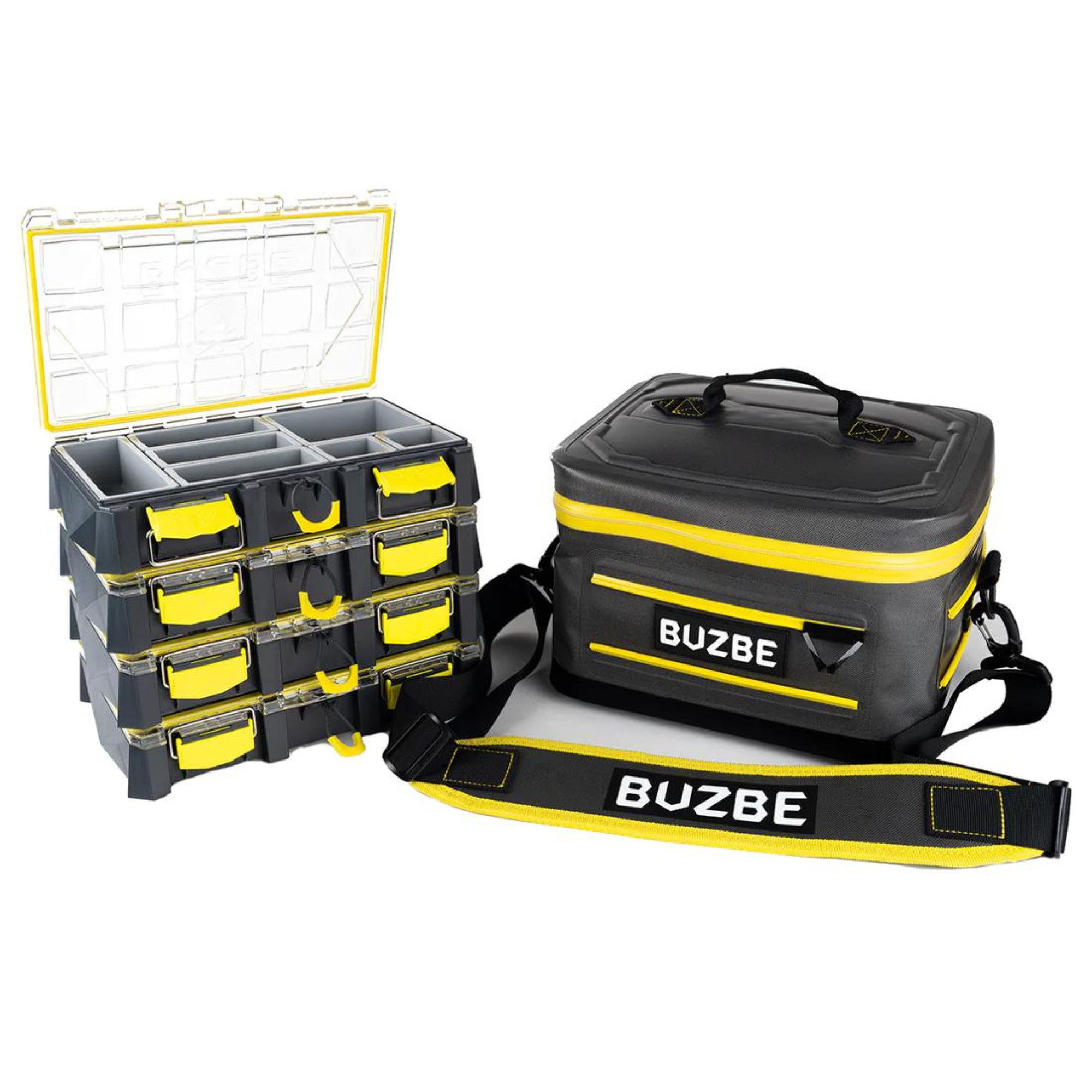 Buzbe Swarm 15, Modular Tackle Bag & Tackle Boxes