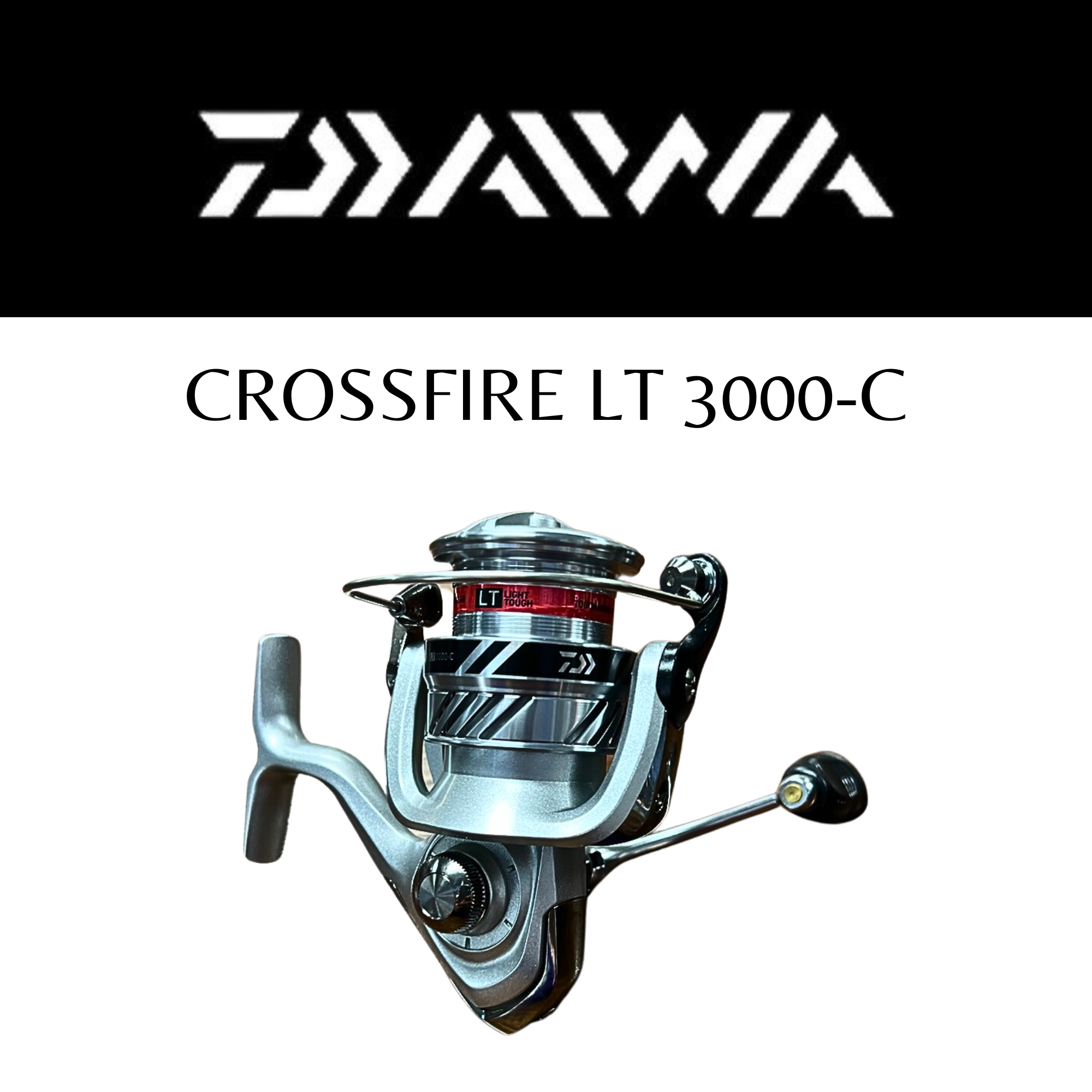 Crossfire LT 3000-C, Daiwa Spinning Fishing Reel, Fishing Store
