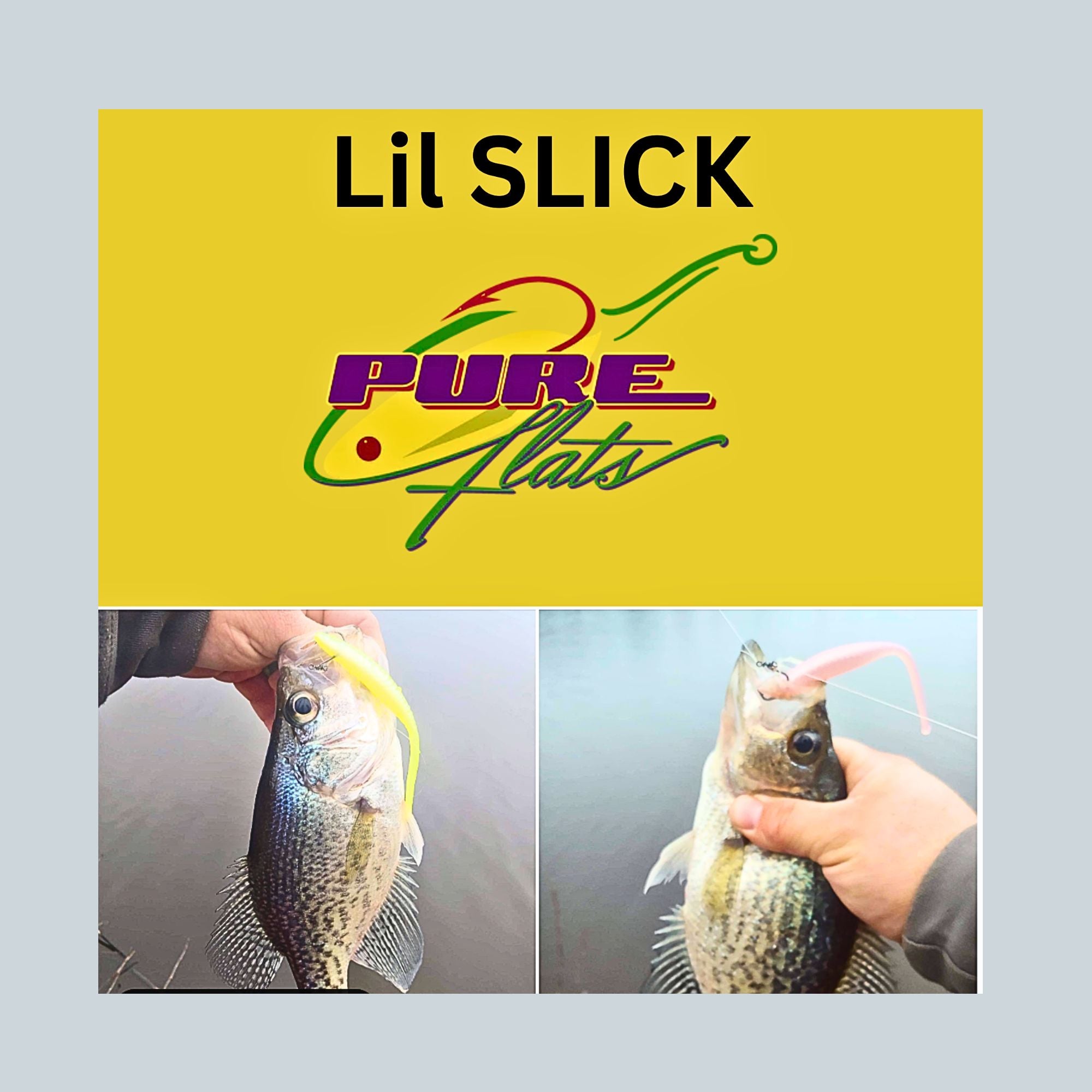 Lil Slick Bait, Finesse Grub, Pure Flats, Lures