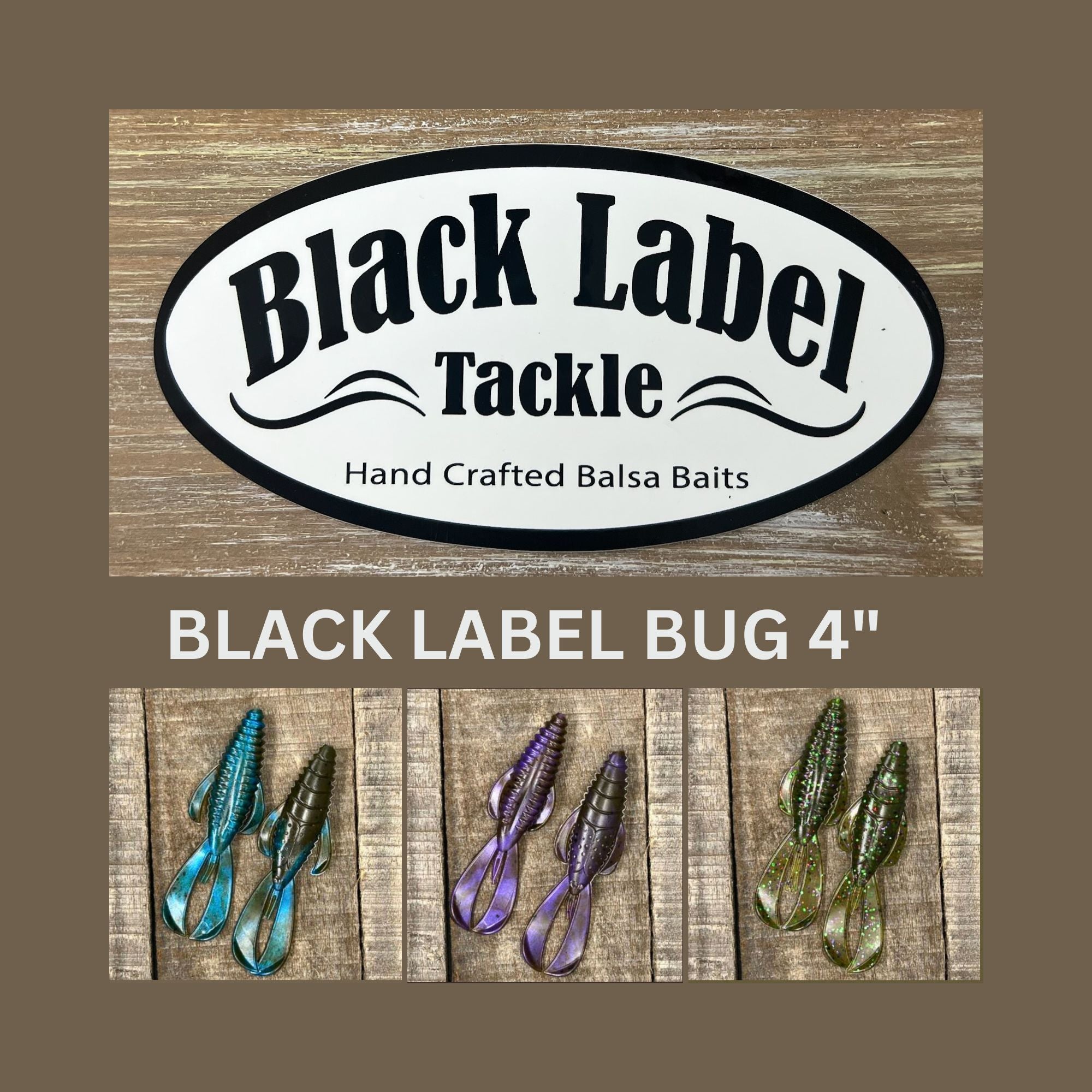 Black Label Bug 4 Lure, Black Label Tackle, Baits