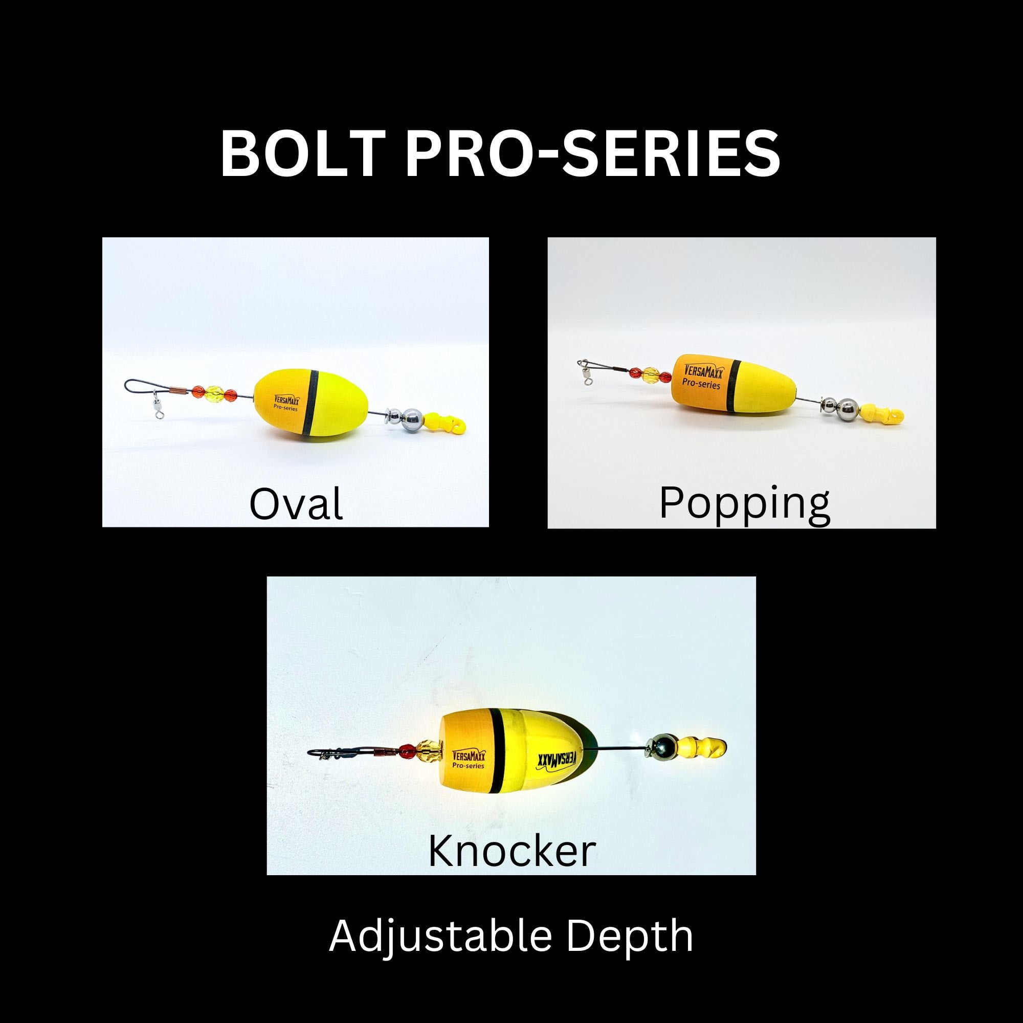 Bolt Pro-Series Fishing Corks, Versamaxx, Knocker, Popping, Store